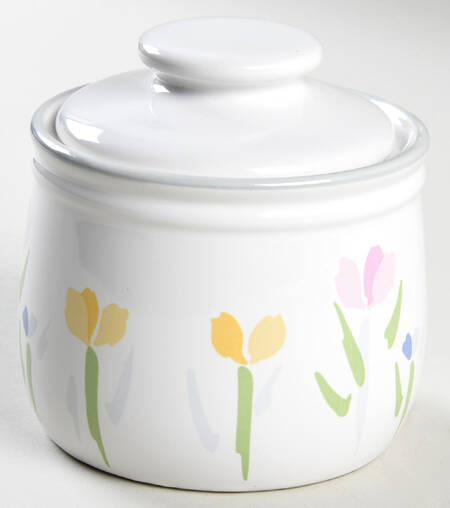 Fresh Mint (Made In Thailand) Sugar Bowl & Lid