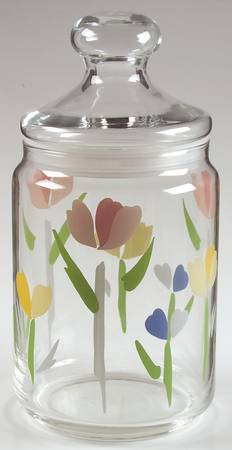 Fresh Mint (Made In Thailand) Small Glassware Storage Jar & Lid