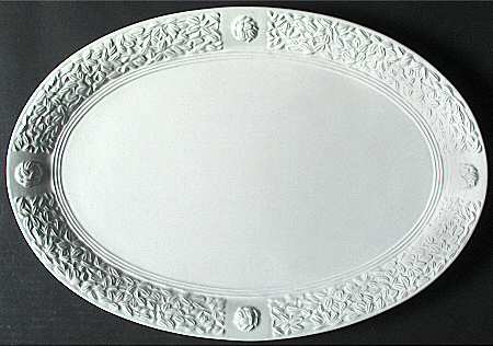 Garden Harmony 17" Oval Serving Platter