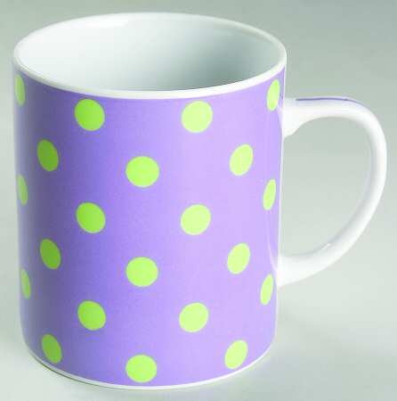 Harlequin Dot Green Lilac by Studio Nova