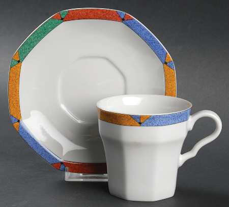 Harmony Flat Cup & Saucer Set
