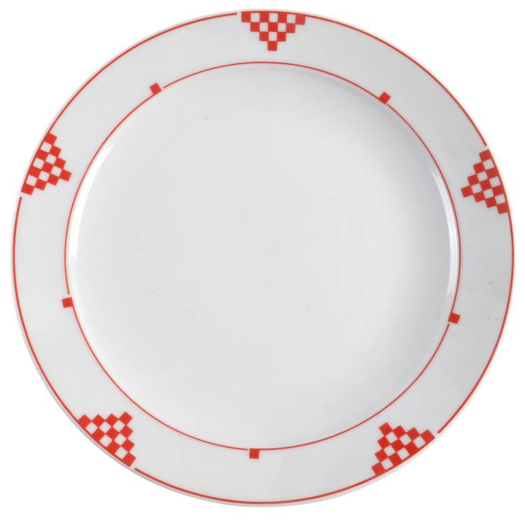 Herald Square Red Salad Plate