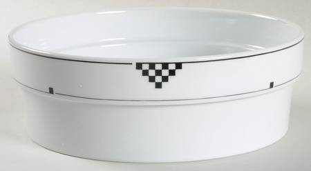 Herald Square Black 8" Round Vegetable Bowl