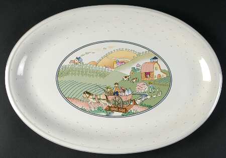 Homecoming 16" Oval Serving Platter
