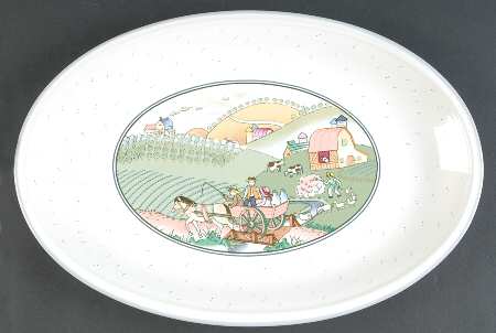 Homecoming 14" Oval Serving Platter