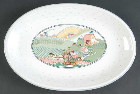 Homecoming 12" Oval Serving Platter
