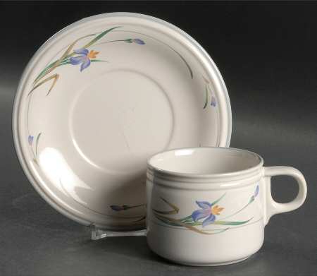 Impromptu Flat Cup & Saucer Set