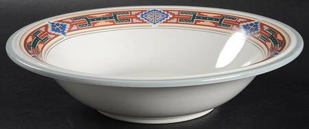 Indian Summer 9" Round Vegetable Bowl