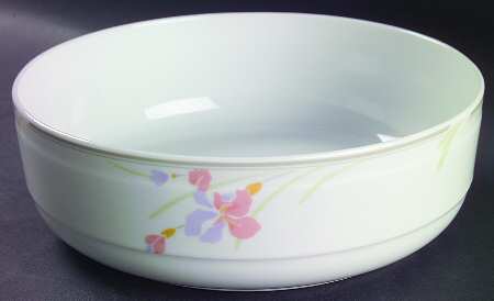 Iris Mist 9" Round Vegetable Bowl