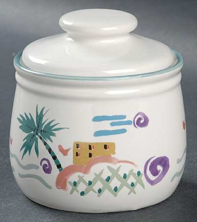 Island Breeze Sugar Bowl & Lid