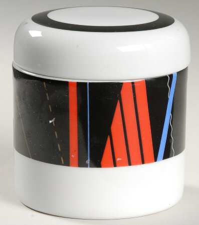 Jazz Black Sugar Bowl & Lid