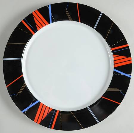 Jazz Black 12" Chop Plate (Round Platter)