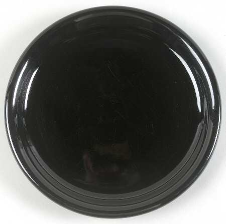 Lacquer Black Salad Plate