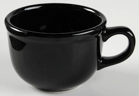 Lacquer Black Flat Cup