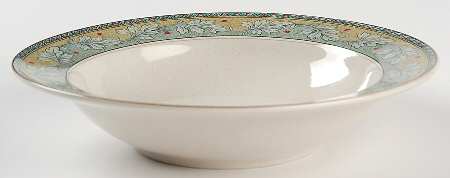 Leaf Mural Rim Soup Bowl