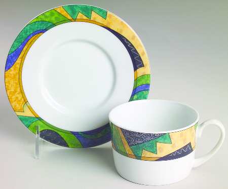 Madagascar Flat Cup & Saucer Set