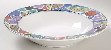 Nature's Jewel Rim Soup Bowl