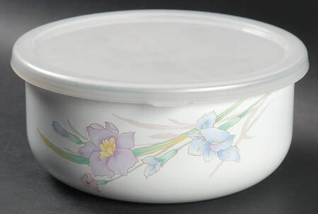 Gabriele (New Gabriele) 6 5/8" Metal Bowl W/Plastic Lid