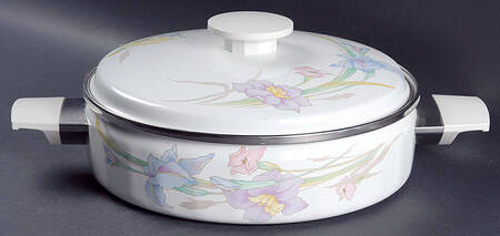Gabriele (New Gabriele) 2 Quart Metal Covered Casserole