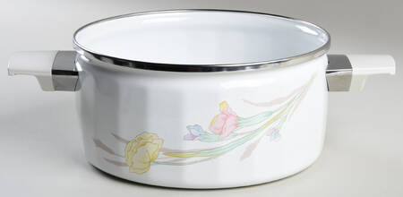 Gabriele (New Gabriele) 3 Quart Metal Covered Casserole, No Lid