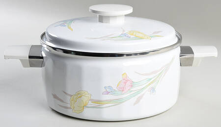 Gabriele (New Gabriele) 3 Quart Metal Covered Casserole
