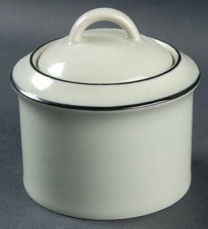 Neopolitan Jade Sugar Bowl & Lid
