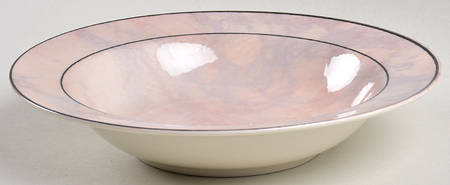 Neopolitan Opal Rim Soup Bowl