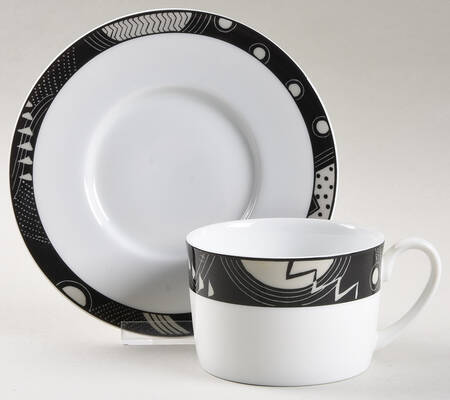 Night Light Flat Cup & Saucer Set
