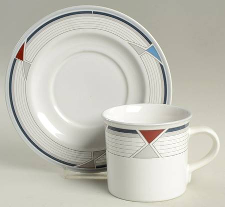 Panache Flat Cup & Saucer Set