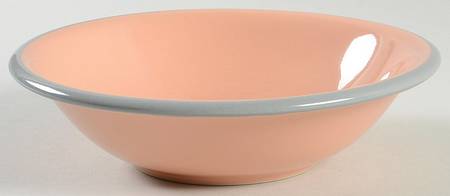 Peach Parfait Coupe Soup Bowl