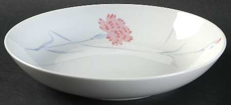 Pink Carnations Coupe Soup Bowl