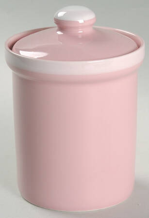 Pink Sherbet Small Canister & Lid