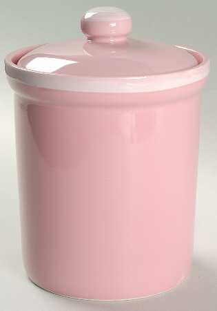 Pink Sherbet Large Canister & Lid