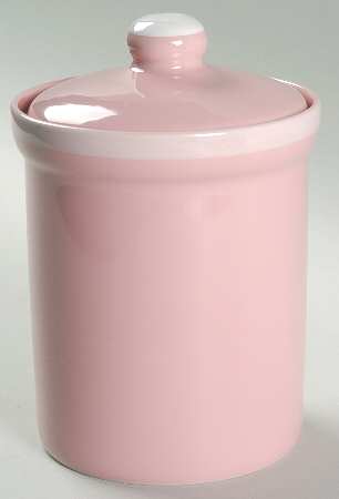 Pink Sherbet Medium Canister & Lid