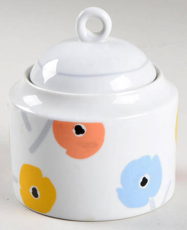 Poppy Promenade Sugar Bowl & Lid