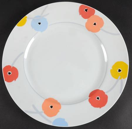 Poppy Promenade 12" Chop Plate (Round Platter)