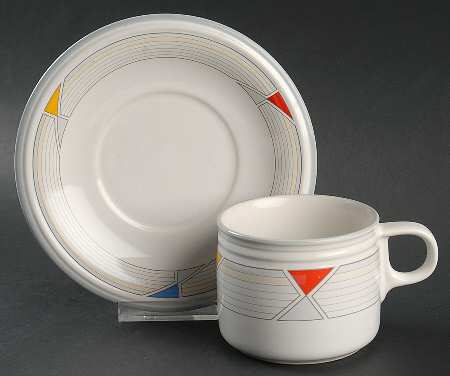 Prima Flat Cup & Saucer Set