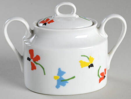 Primary Petals Sugar Bowl & Lid