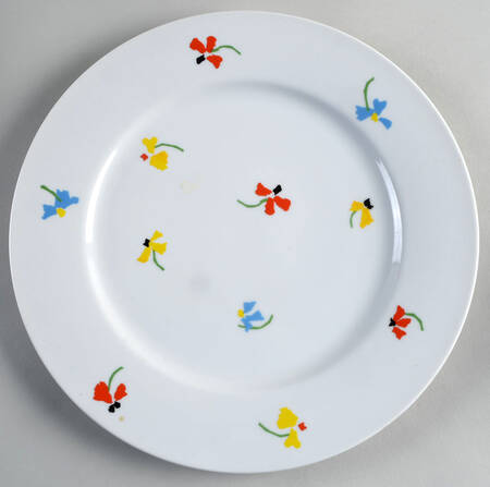 Primary Petals 12" Chop Plate (Round Platter)