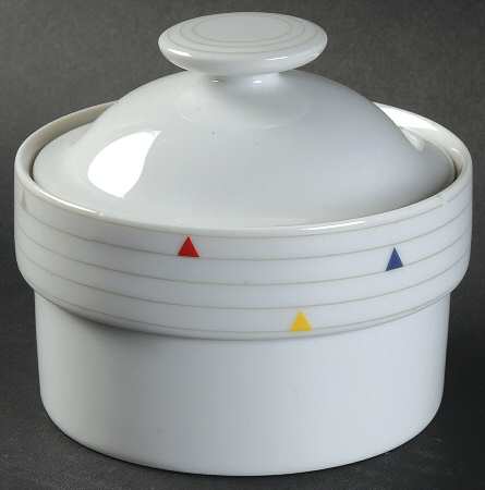 Primary Pyramids Sugar Bowl & Lid