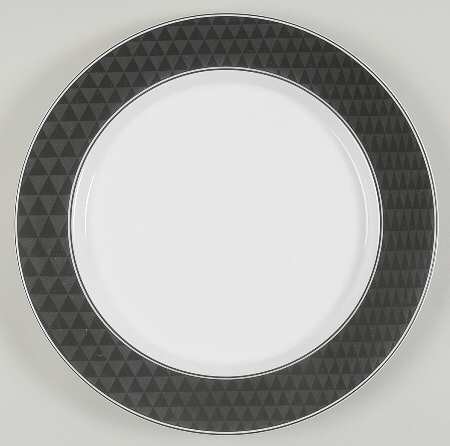Pyramid Black 12" Chop Plate (Round Platter)