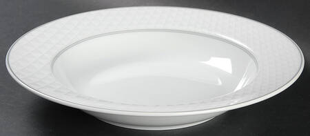 Pyramid White Large Rim Soup Bowl