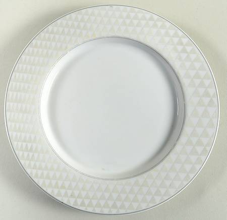 Pyramid White Salad Plate
