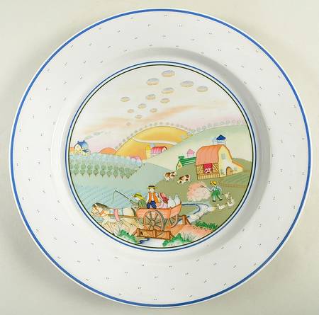 Rolling Hills 12" Chop Plate (Round Platter)