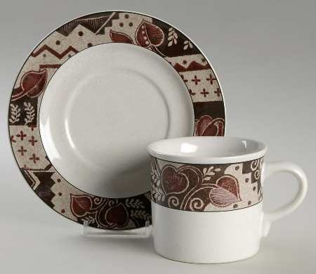 Samarra Flat Cup & Saucer Set