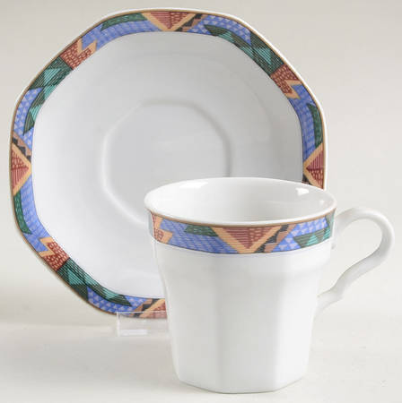 Sedona Flat Cup & Saucer Set