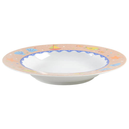 Soft Seas Large Rim Soup Bowl