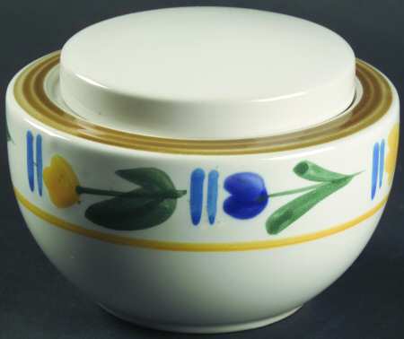 Spring Circle Sugar Bowl & Lid