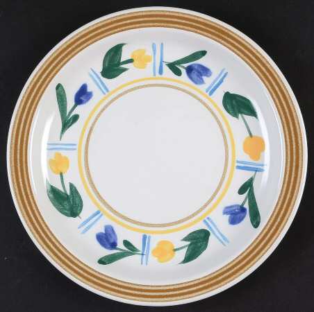 Spring Circle Salad Plate
