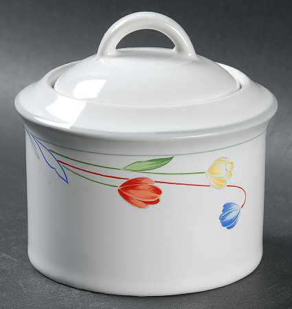 Spring Melody Sugar Bowl & Lid